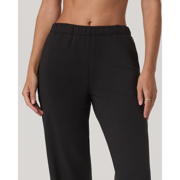Vuori Halo Modern Straight Leg Pants-Short - Women's Solid Black