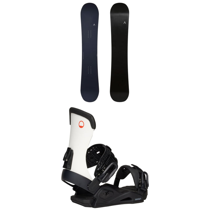 Fjell Snowboards MT 1230 Snowboard + Season Meld Snowboard Bindings 2026