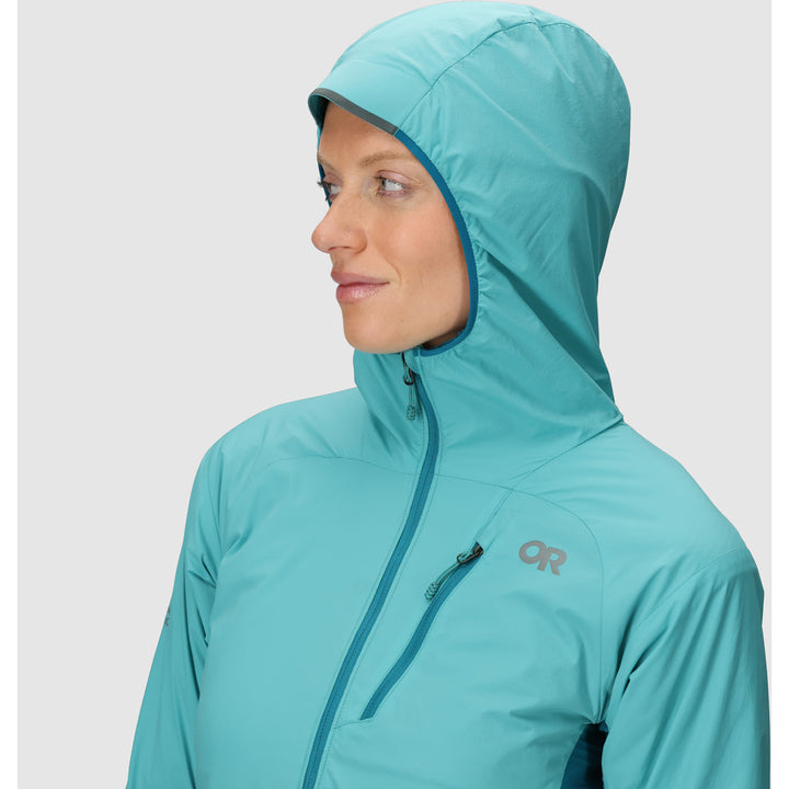 Outdoor Research Deviator Hoodie - Women's Tidepool/Aurora