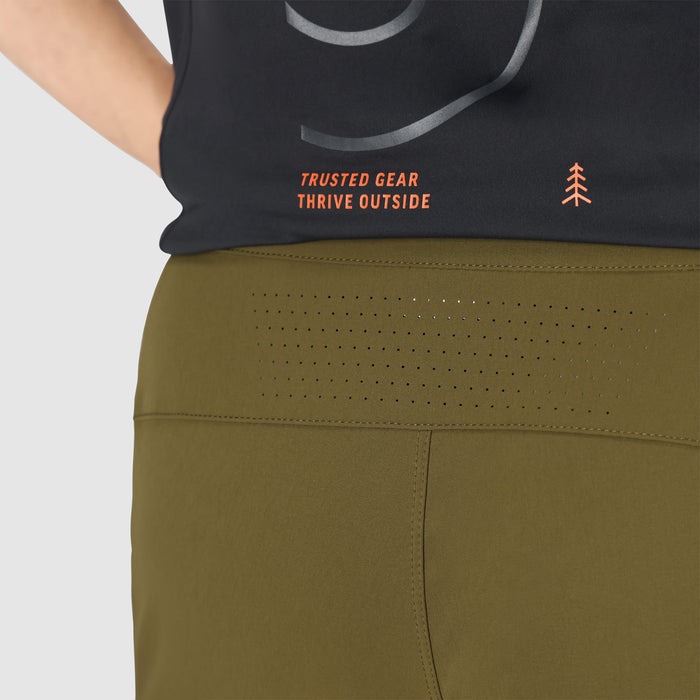 Outdoor Research Freewheel Ride Shorts - Women's Dark Olive