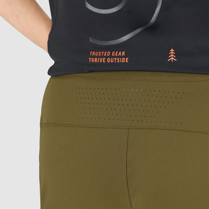 Outdoor Research Freewheel Ride Shorts - Women's Dark Olive