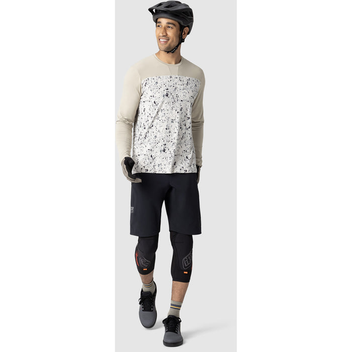 Outdoor Research Freewheel Long-Sleeve Jersey Pro Khaki/Oyster Creekside Print