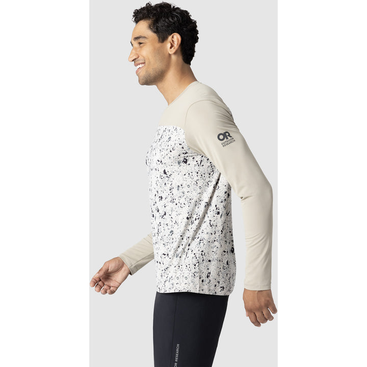 Outdoor Research Freewheel Long-Sleeve Jersey Pro Khaki/Oyster Creekside Print