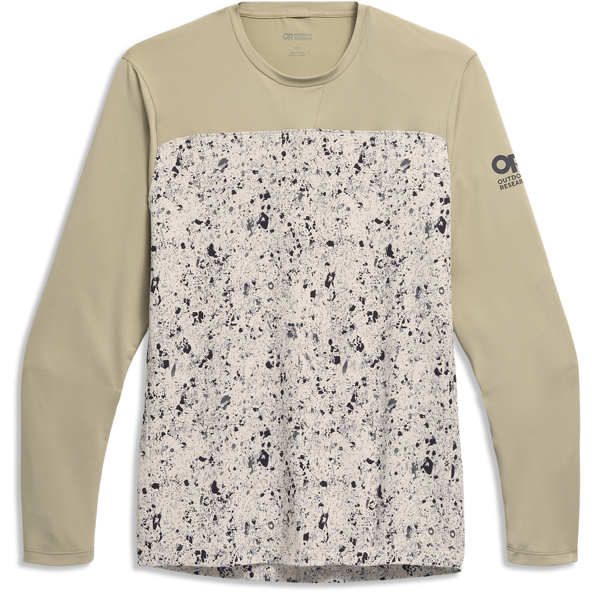 Outdoor Research Freewheel Long-Sleeve Jersey Pro Khaki/Oyster Creekside Print