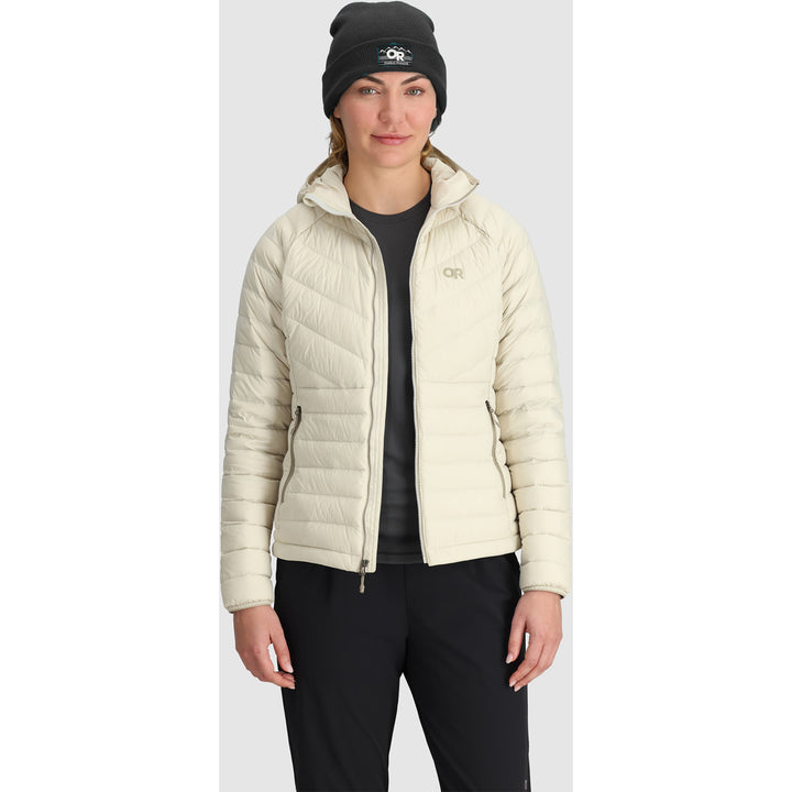 Outdoor Research Transcendent Down Hoodie - Women's Oyster
