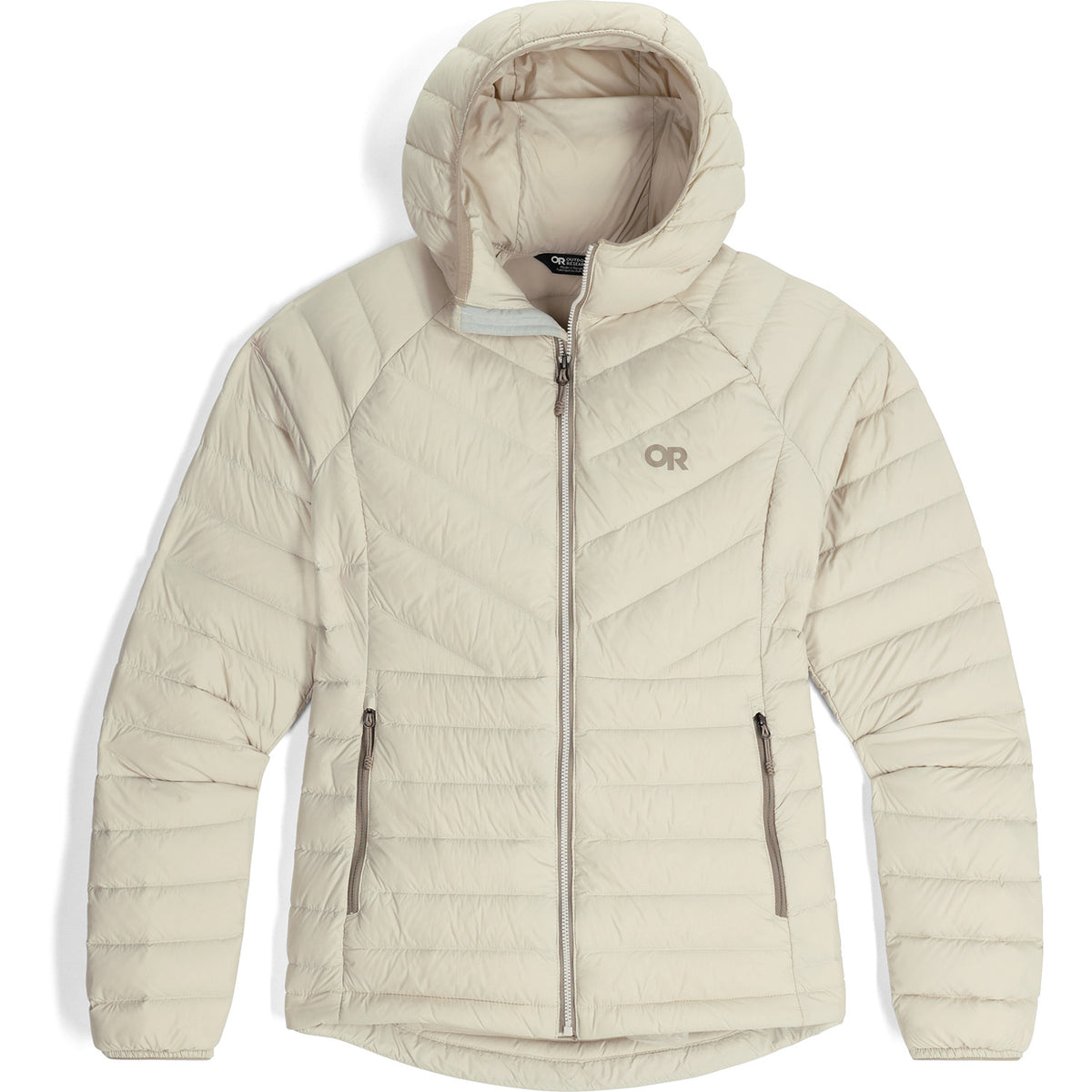 Outdoor Research Transcendent Down Hoodie - Women's Oyster