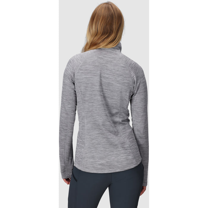 Outdoor Research Vigor Grid Fleece Quarter Zip - Women's Grey Heather