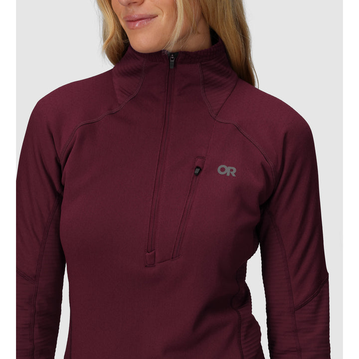Outdoor Research Deviator Fleece Half Zip - Women's Winterberry