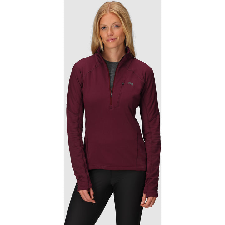 Outdoor Research Deviator Fleece Half Zip - Women's Winterberry