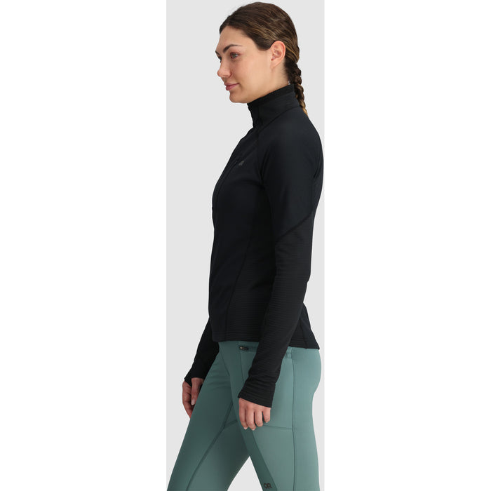 Outdoor Research Deviator Fleece Half Zip - Women's Black