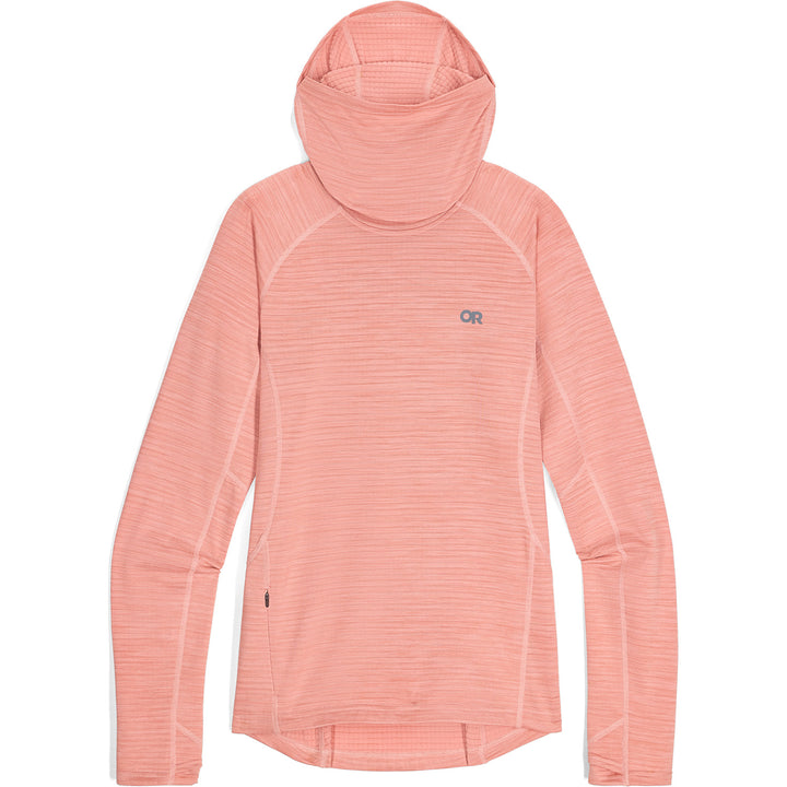 Outdoor Research Vigor Grid Fleece Pullover Hoodie - Women's Lotus Heather