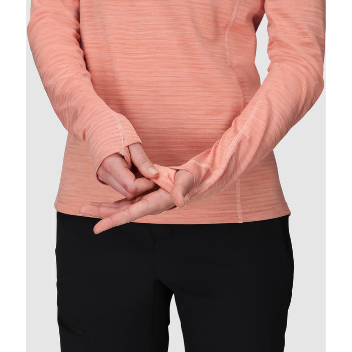 Outdoor Research Vigor Grid Fleece Pullover Hoodie - Women's Lotus Heather
