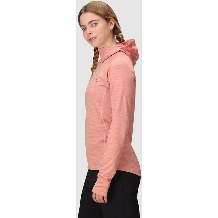 Outdoor Research Vigor Grid Fleece Pullover Hoodie - Women's Lotus Heather