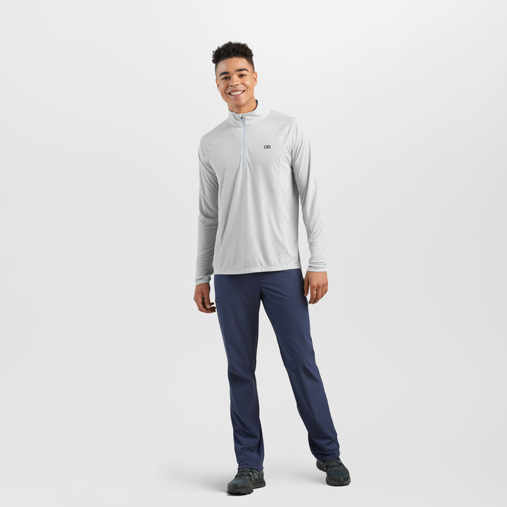 Outdoor Research Echo Quarter Zip Jacket - Men's Pebble