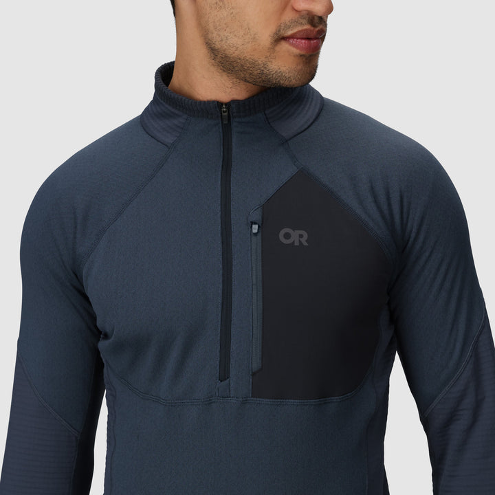 Outdoor Research Deviator Fleece Half Zip - Men's Atlantic