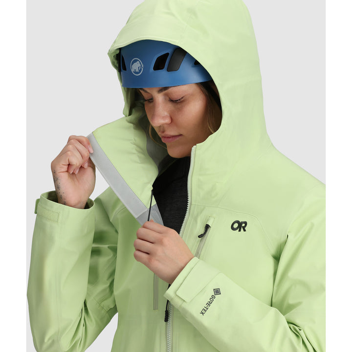 Outdoor Research Headwall GORE-TEX 3L Jacket - Women's Cool Matcha