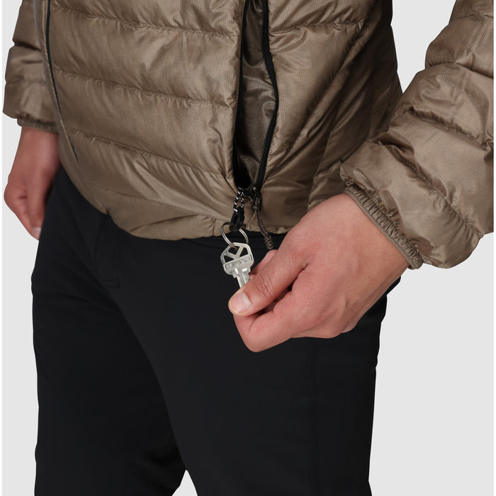 Outdoor Research Helium Down Hoodie - Men's Sable/Black