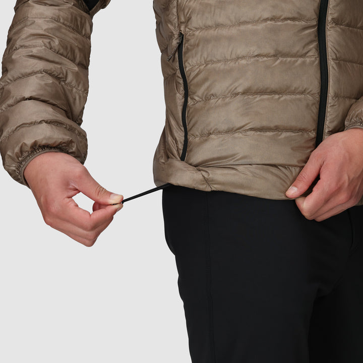 Outdoor Research Helium Down Hoodie - Men's Sable/Black