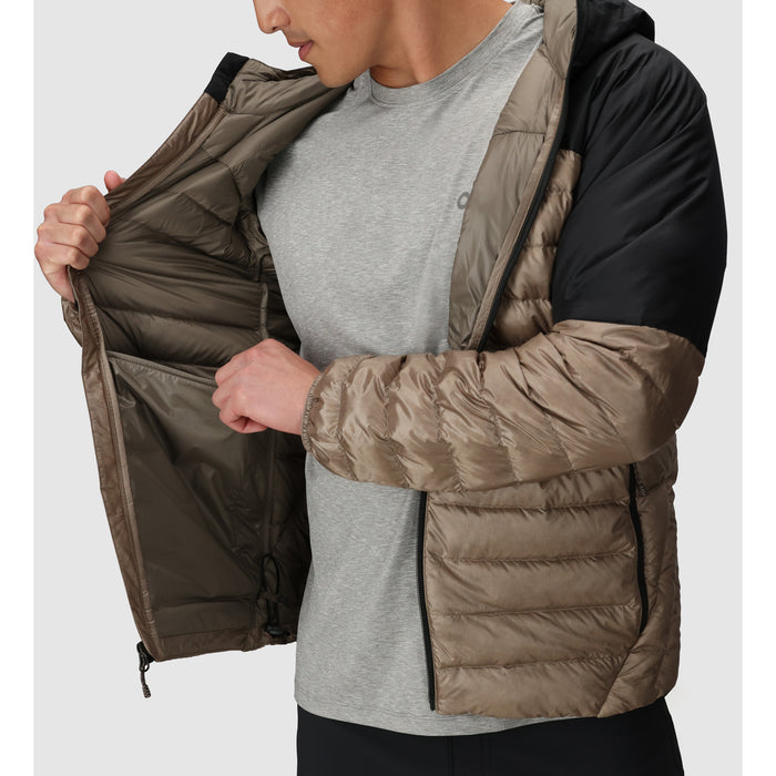Outdoor Research Helium Down Hoodie - Men's Sable/Black