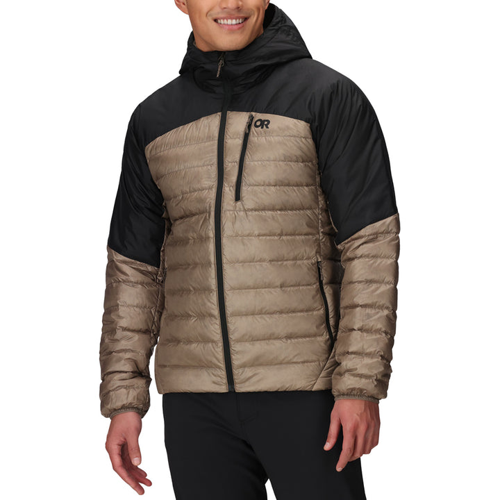 Outdoor Research Helium Down Hoodie - Men's Sable/Black