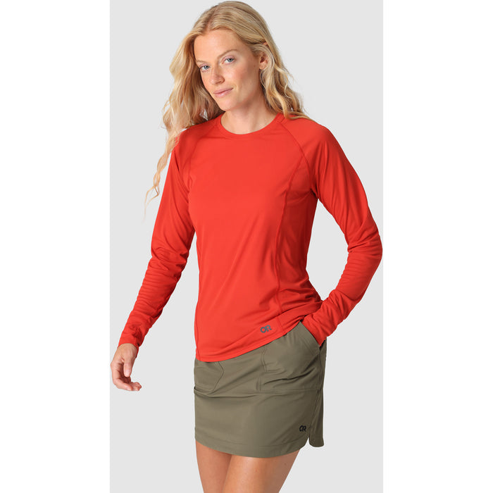 Outdoor Research Echo Long Sleeve Tee - Women's Cardinal