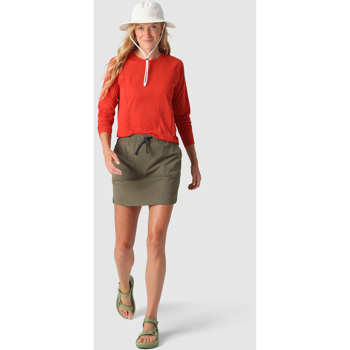 Outdoor Research Echo Long Sleeve Tee - Women's Cardinal