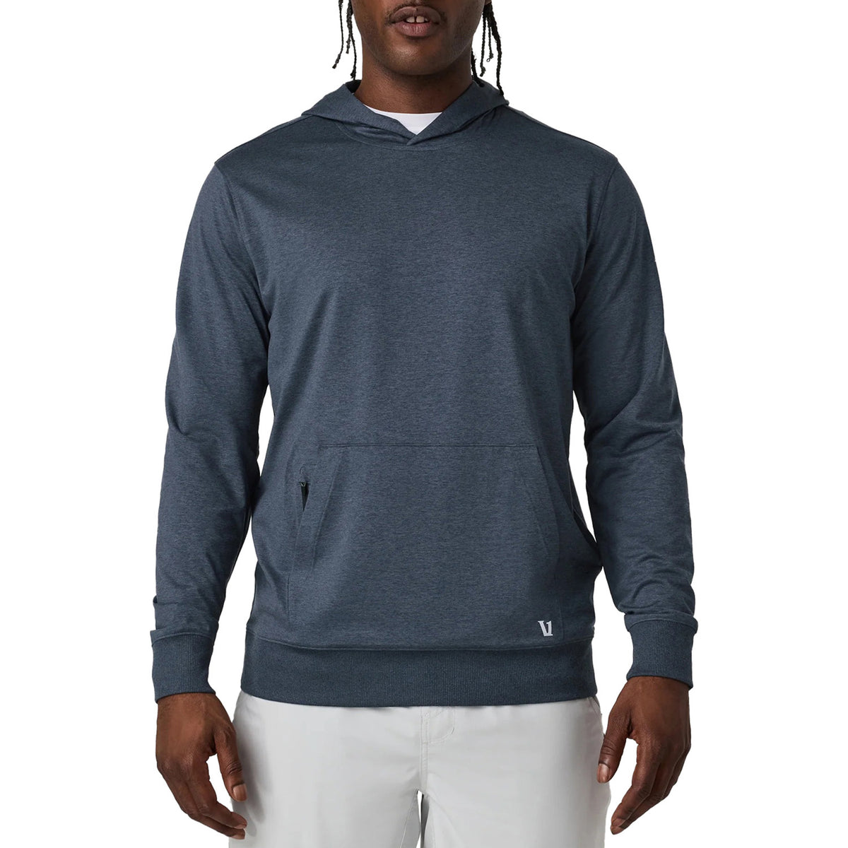 Vuori Sunday 2.0 Hoodie - Men's Azure Heather