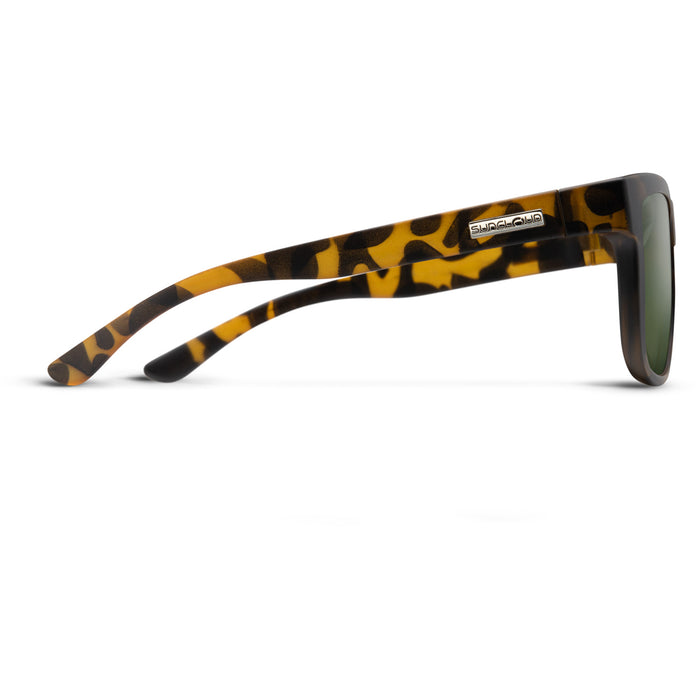 Suncloud Quiver Sunglasses Matte Yellow Tortoise/Polarized Gray Green