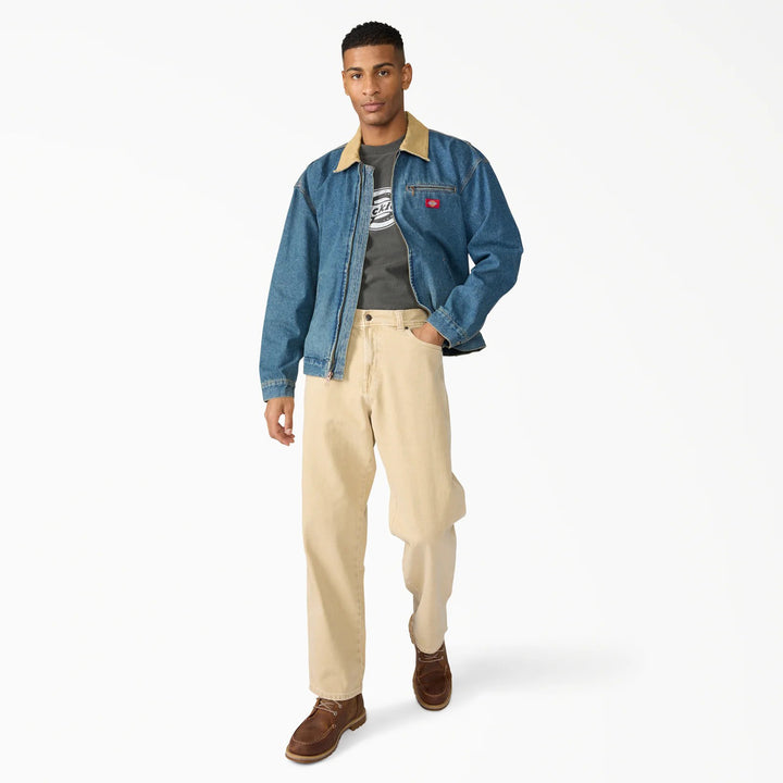 Dickies Denim Painter Jacket - Men's Khaki Tinited Blue