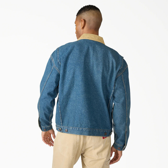 Dickies Denim Painter Jacket - Men's Khaki Tinited Blue