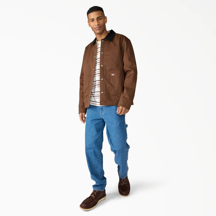 Dickies Union Barn Lined Jacket - Men's Timber Brown