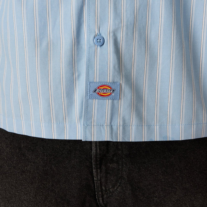 Dickies Venedocia Stripe Short-Sleeve Shirt - Men's Endless Sky