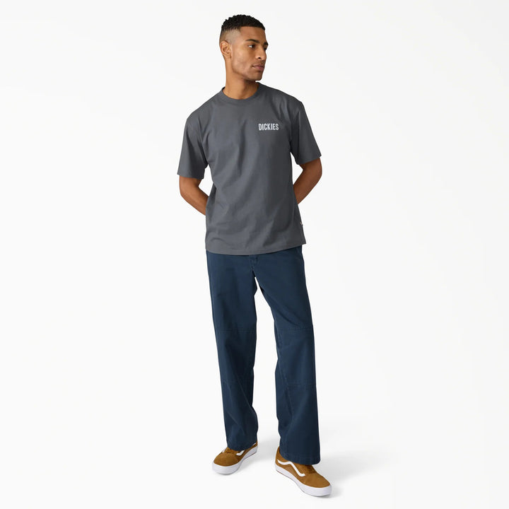 Dickies Worn In Double Knee Work Pants - Men's Dark Navy