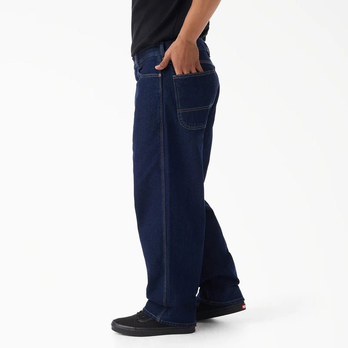 Dickies Baggy Tapered Work Jeans - Men's Rinsed