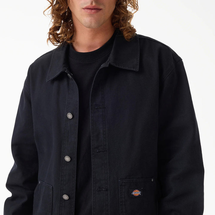 Dickies Unlined Canvas Barn Jacket - Men's Black