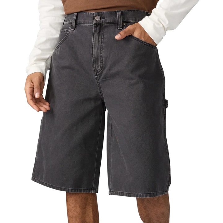 Dickies Worn In Relaxed 13" Carpenter Shorts - Men's Black