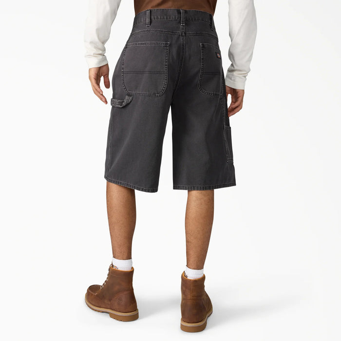 Dickies Worn In Relaxed 13" Carpenter Shorts - Men's Black