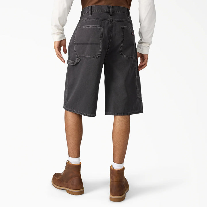 Dickies Worn In Relaxed 13" Carpenter Shorts - Men's Black