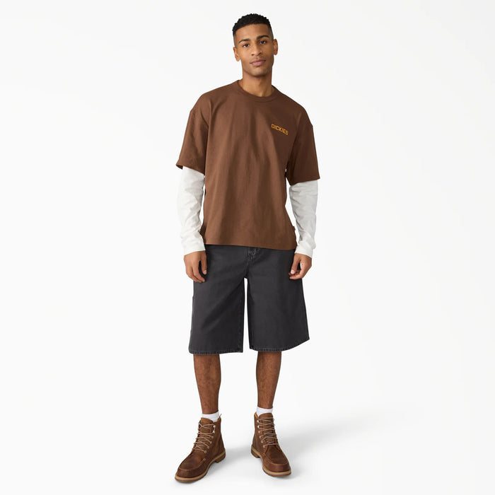 Dickies Worn In Relaxed 13" Carpenter Shorts - Men's Black