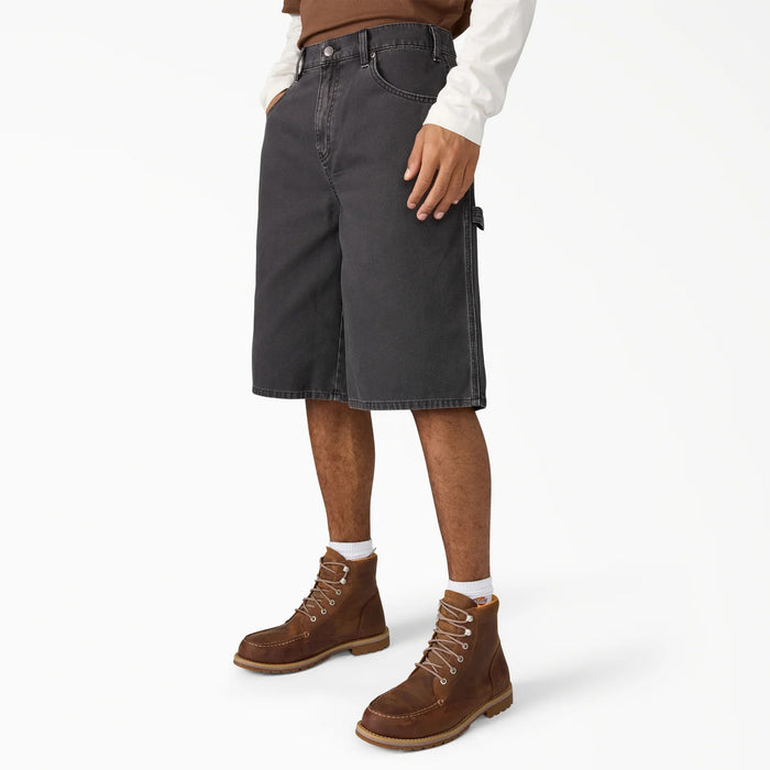 Dickies Worn In Relaxed 13" Carpenter Shorts - Men's Black