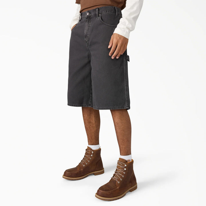 Dickies Worn In Relaxed 13" Carpenter Shorts - Men's Black