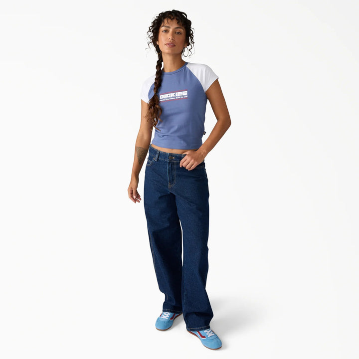 Dickies Loose Tapered Work Jeans - Women's Dark Indigo
