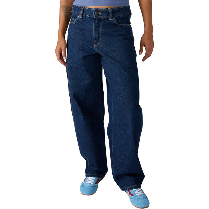 Dickies Loose Tapered Work Jeans - Women's Dark Indigo