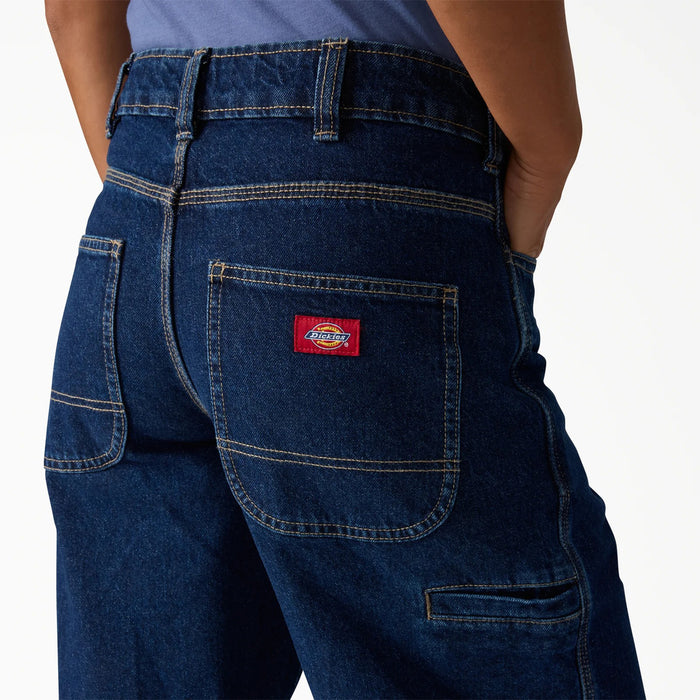 Dickies Loose Tapered Work Jeans - Women's Dark Indigo