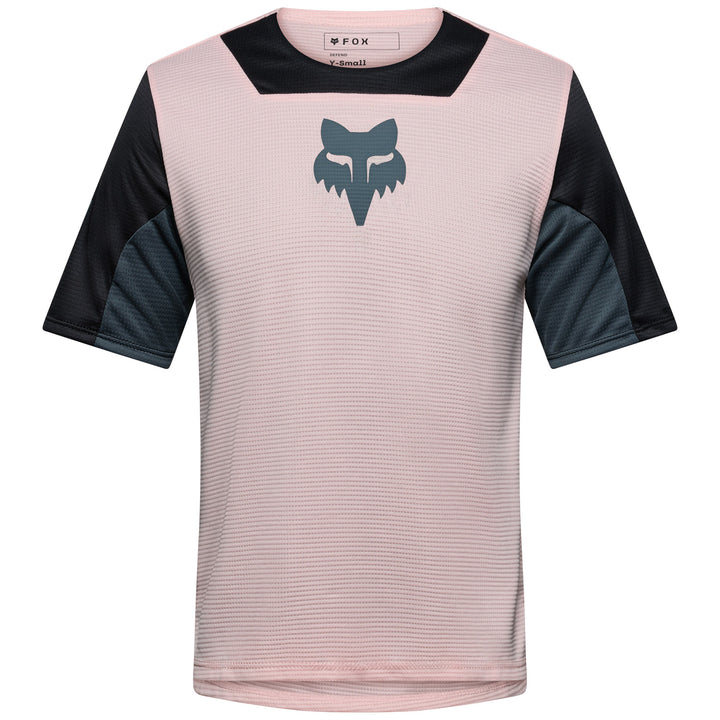 Fox Racing Defend Short-Sleeve Jersey - Kids' Creation Blush