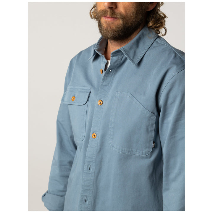 Finisterre Eddystone Stretch Shirt - Men's Bay Blue