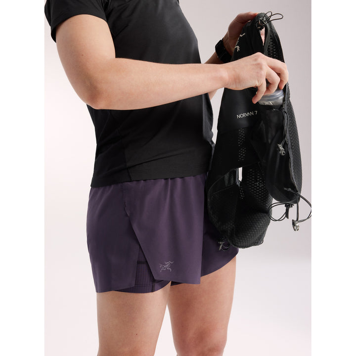 Arc'teryx Norvan 5" 2-in-1 Shorts - Women's Moondrop