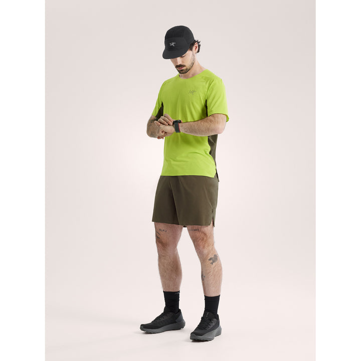 Arc'teryx Norvan Downword Logo Short-Sleeve Shirt - Men's Mantis/Tatsu