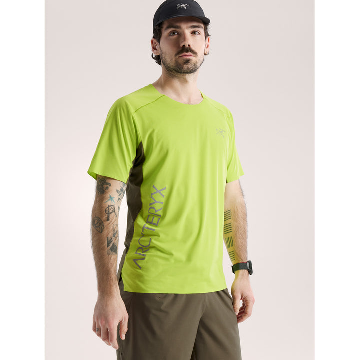 Arc'teryx Norvan Downword Logo Short-Sleeve Shirt - Men's Mantis/Tatsu