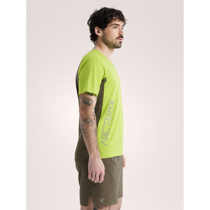 Arc'teryx Norvan Downword Logo Short-Sleeve Shirt - Men's Mantis/Tatsu